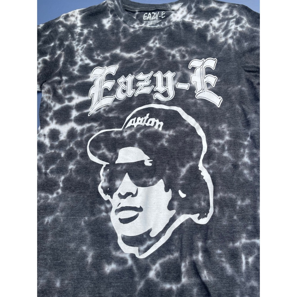 Eazy-E Tie Dye T-Shirt Graphic Print Short Sleeve‎ Hip Hop Rap Small